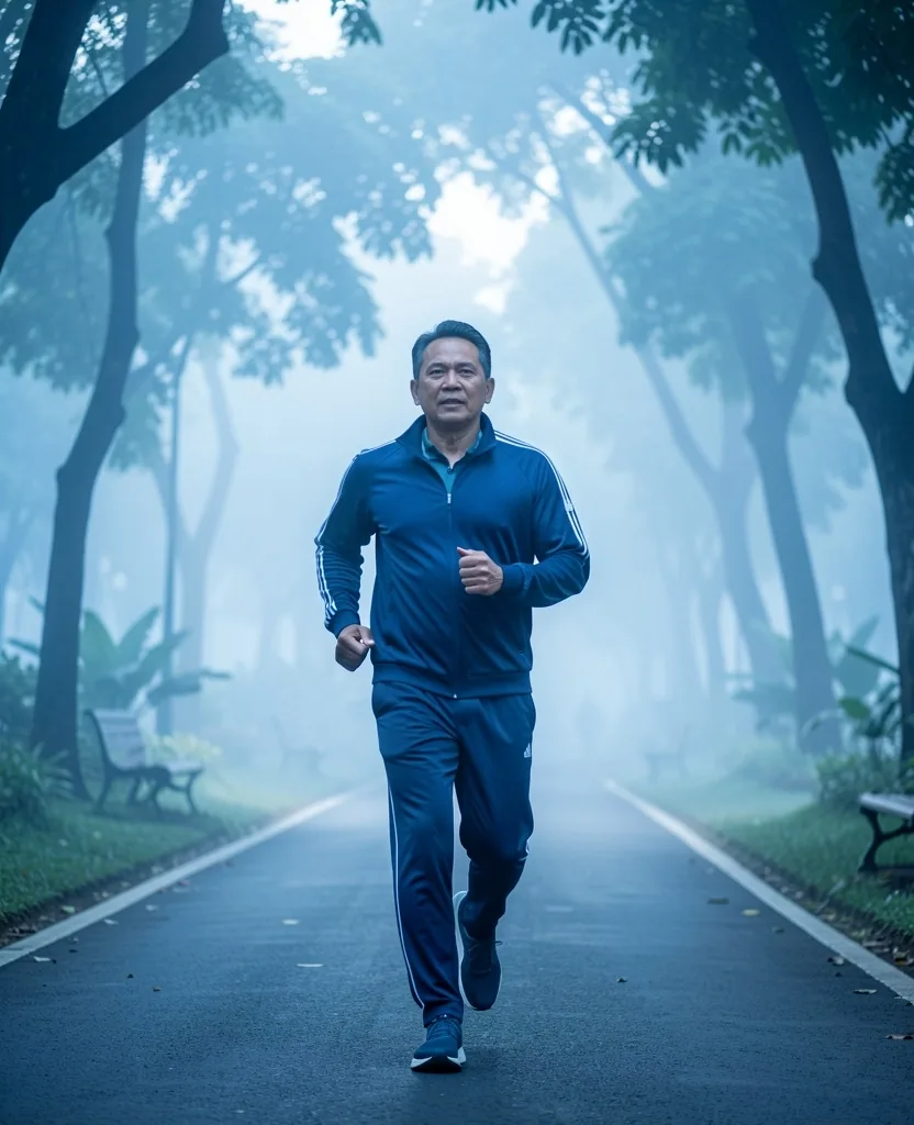 Active Indonesian man representing the target audience for men's vitamin formulas